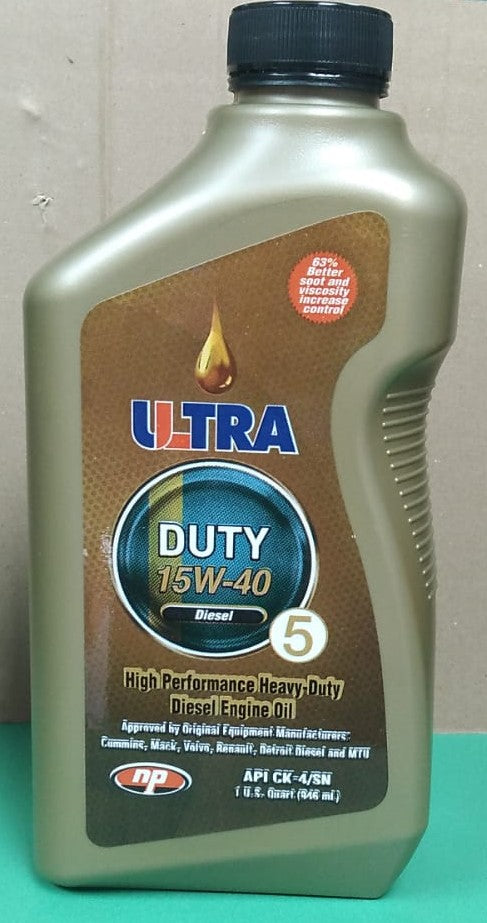 Ultra Duty 15w40 qt