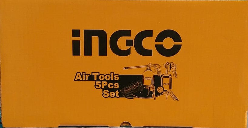 Ingco 5 Piece air tool set