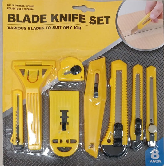 Blade knife set 8pc