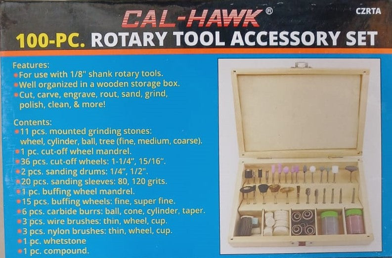 100pc rotary tool accessory set