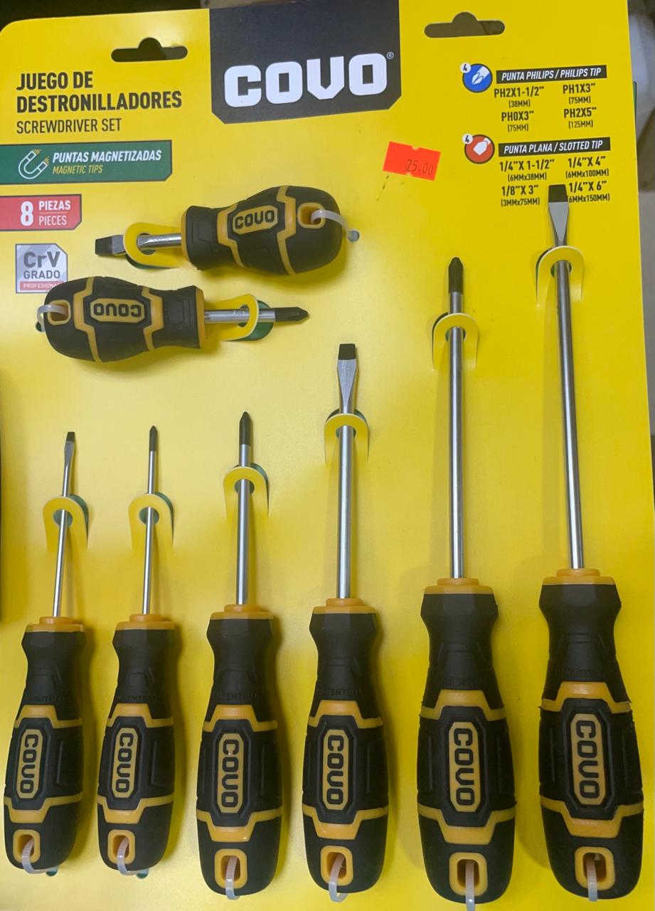 Covo magnetic screwdriver set