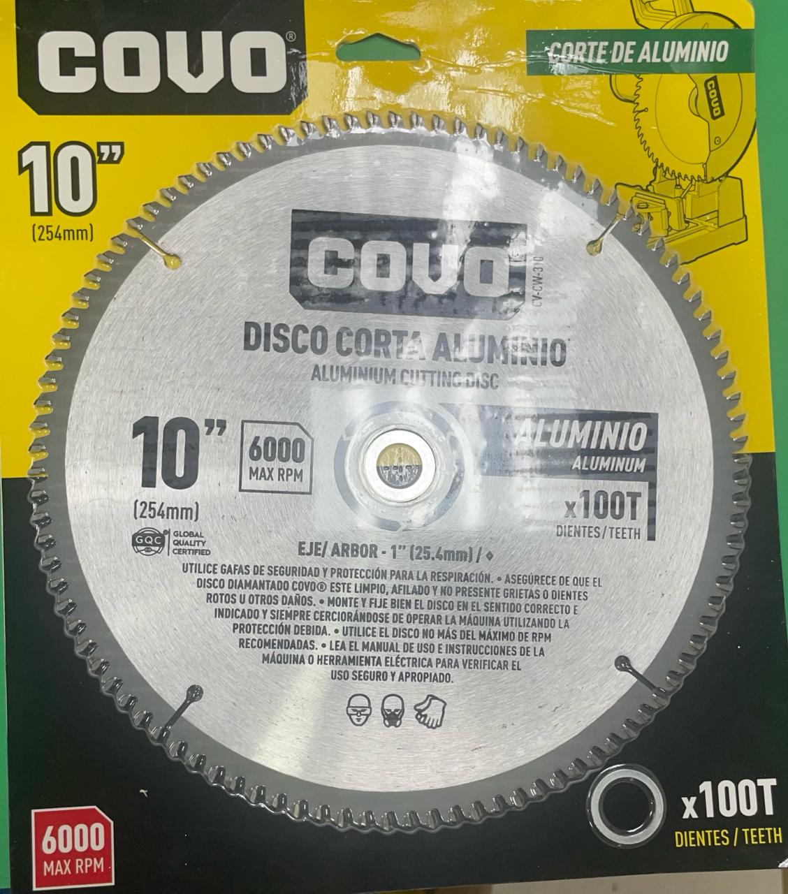 Covo 10" Aluminum Cutting Disc