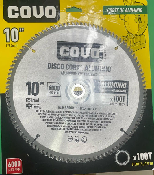 Covo 10" Aluminum Cutting Disc