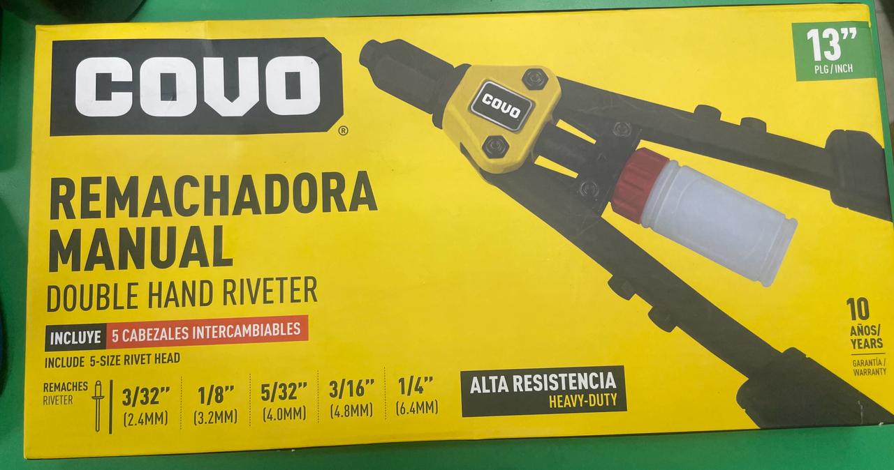 Covo Double Hand Riveter – The Green Brand Marketing