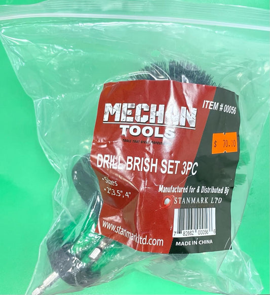 Mechan Tools Drill Brish Set 3pc