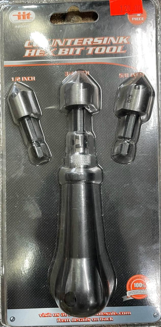 IIT Countersink Hex Bit Tool set