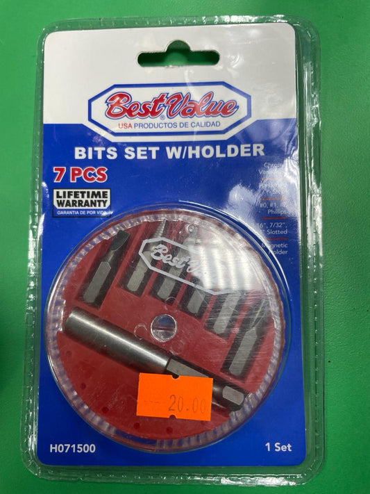 BestValue Bits Set W/Holder