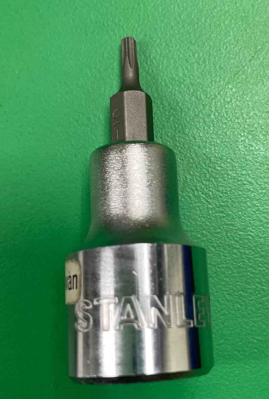 Stanley socket bit 1/2" t10