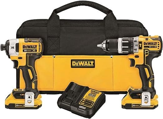 Dewalt DCK287D2 20V BL XR Drill & Driver with 2 batteries/charger