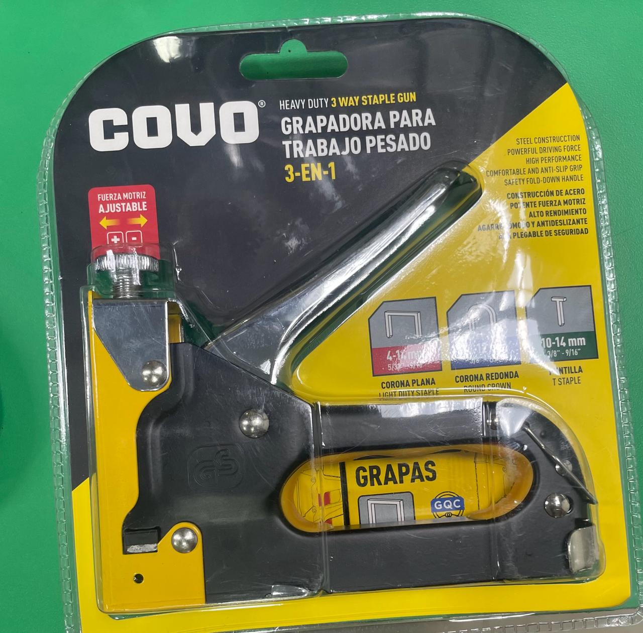 Covo Heavy Duty 3 way staple gun