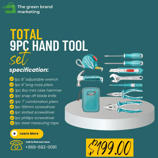 Total 9pc hand tool set
