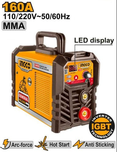 Ingco 160A 110v/220v MMA/Tig Lift Inverter Welding machine