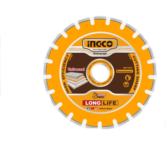 Ingco 14 inch Diamond Disc For Asphalt and Concrete Cutting Disc