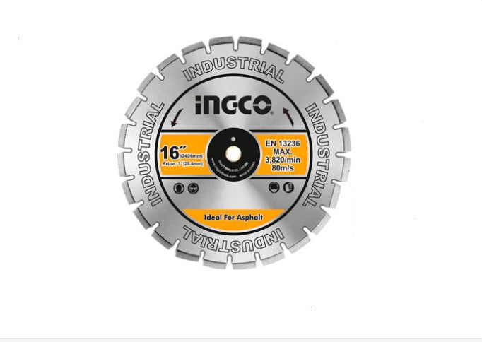 Ingco  Diamond Disc for Asphalt Cutting (16'')