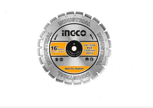 Ingco  Diamond Disc for Asphalt Cutting (16'')