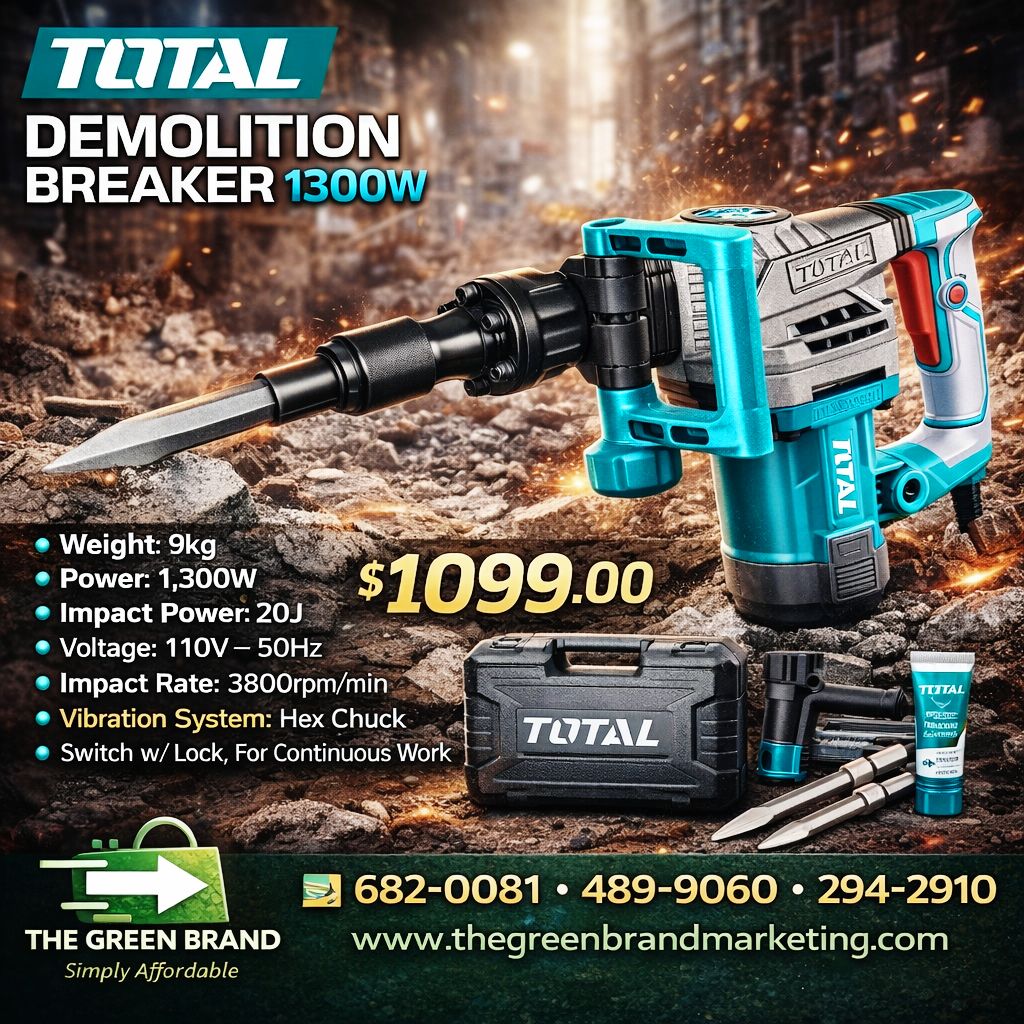Total Demolition Breaker 1300W