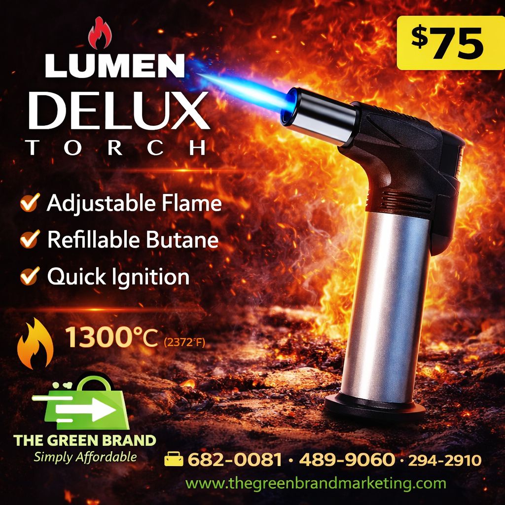 Premium Butane Torch Adjustable Flame