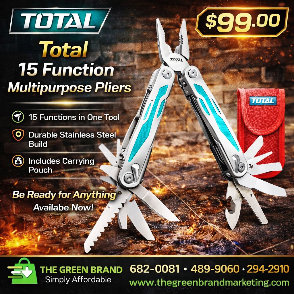 Total 15 multifunction Pliers