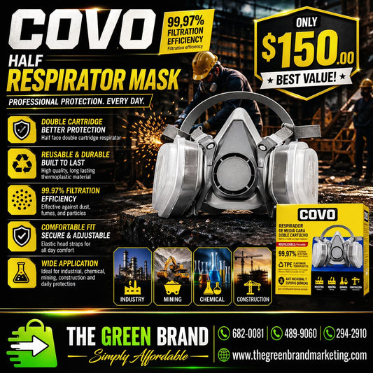 Covo Half face respirator mask