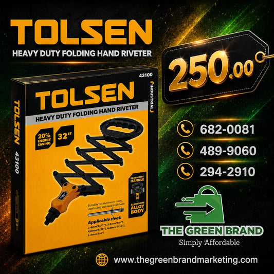 TOLSEN HEAVY DUTY FOLDING HAND RIVETER