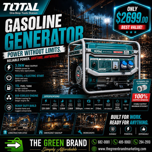 Total 3000w Gasoline Generator
