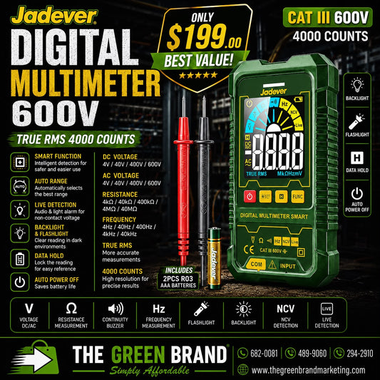 Jadever 600V CatIII 600V