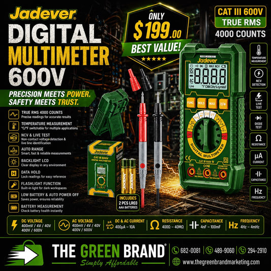 Jadever 600V digital multimeter
