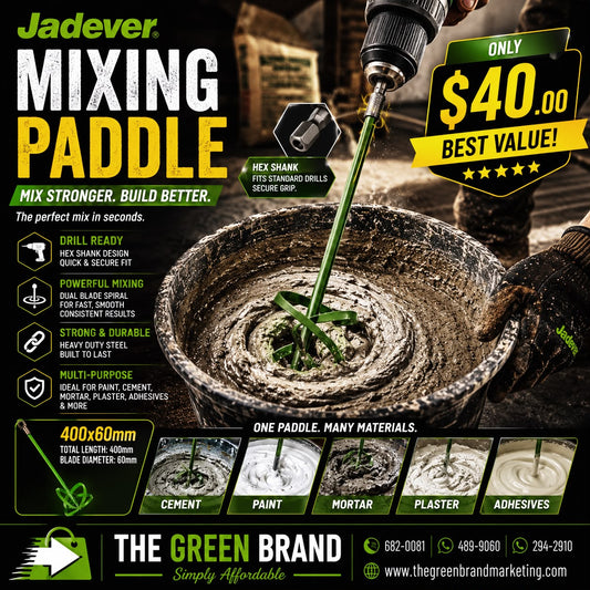 Jadever mixing paddle (hex)