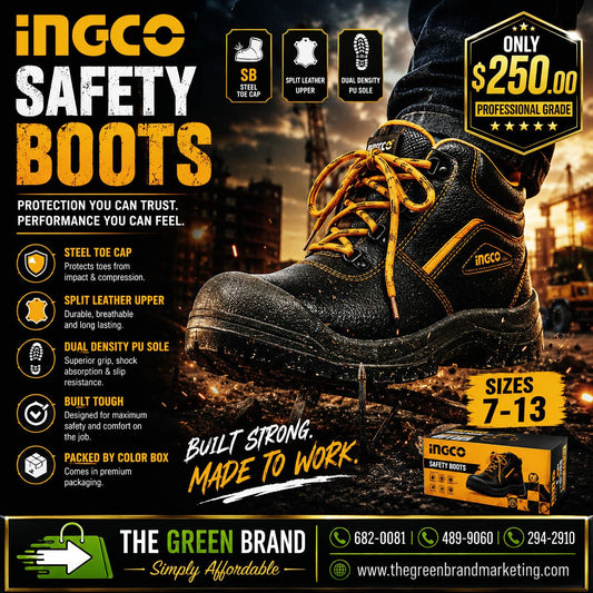 Ingco Safety Boots (steel tip)