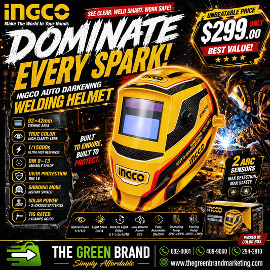 Ingco welding mask Adjustable