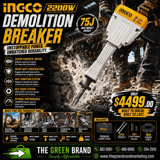 Ingco 2200w Demolition breaker
