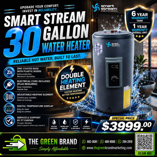 Smart Stream 30 Gallon Water Heater