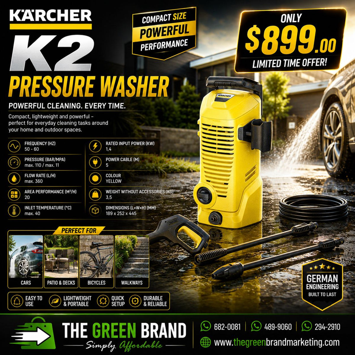 Karcher k2 Potable Pressure Washer