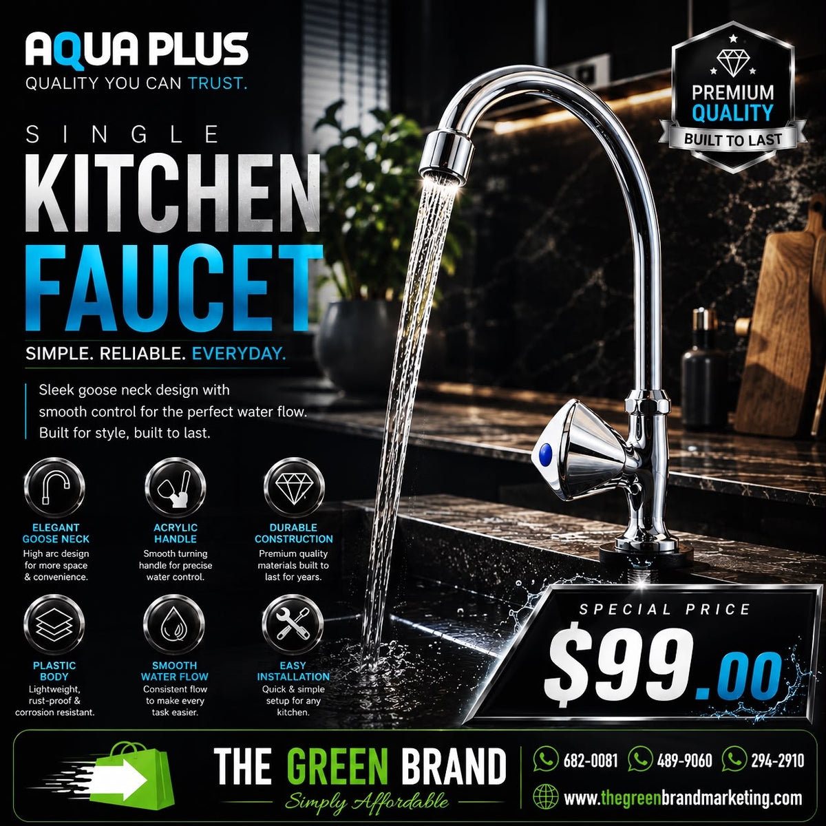 Single Kitchen Faucet