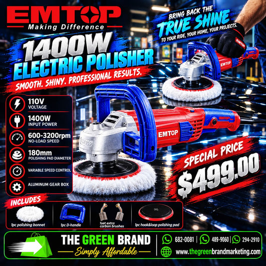 Emtop 1400W Electric Polisher