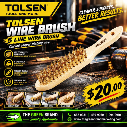 Tolsen 5 line wire curved copper plating wire