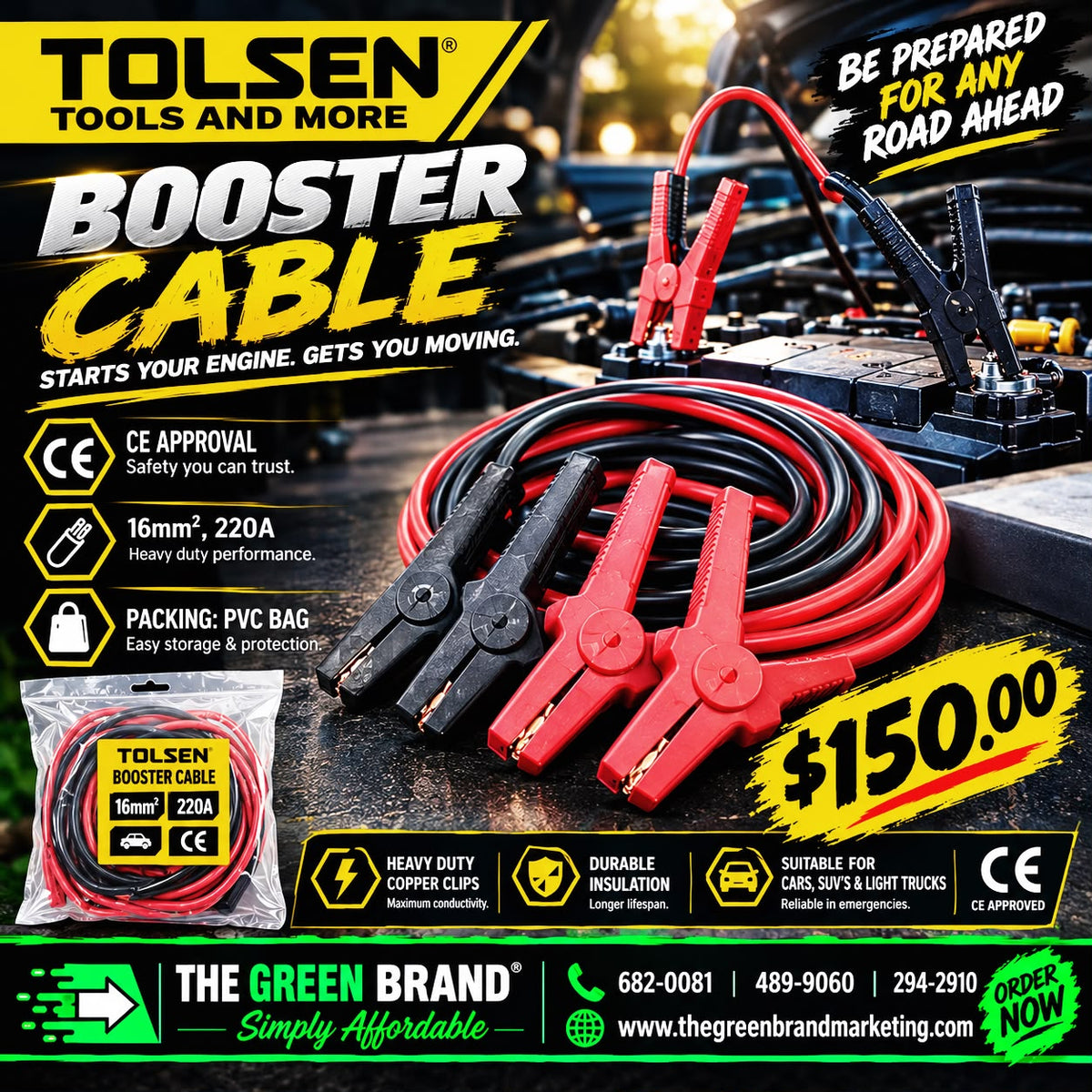 Tolsen Booster cable