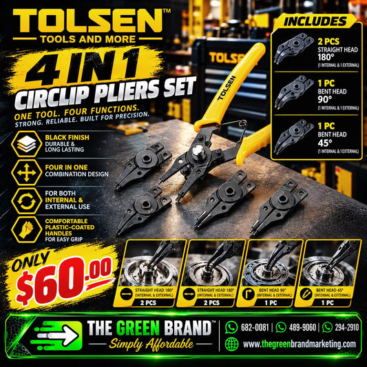 Tolsen 4 IN 1 CIRCLIP PLIERS SET