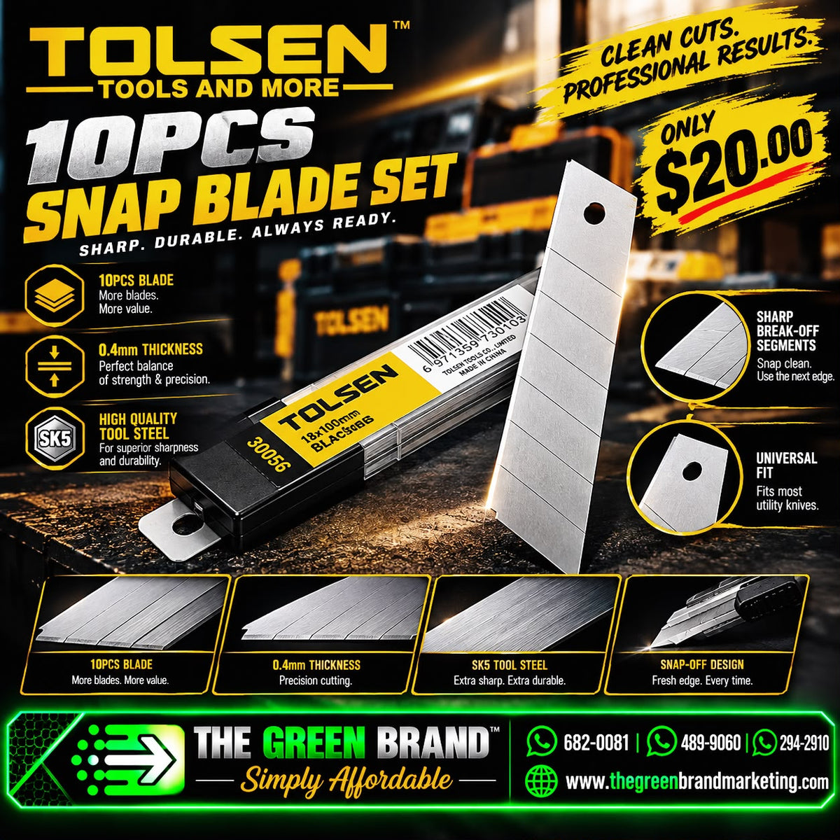 Tolsen blade set