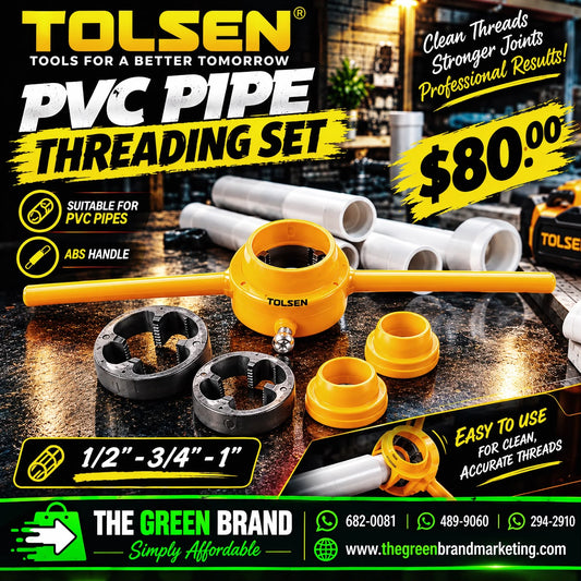 TOLSEN PVC PIPE THREADING SET