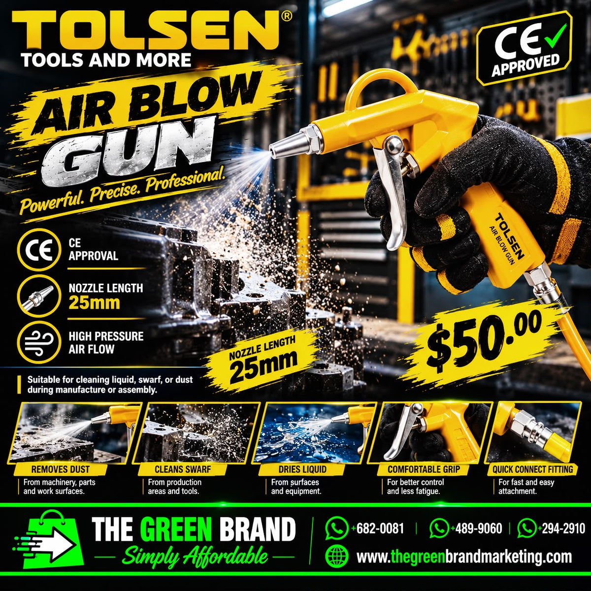 tolsen air blow gun