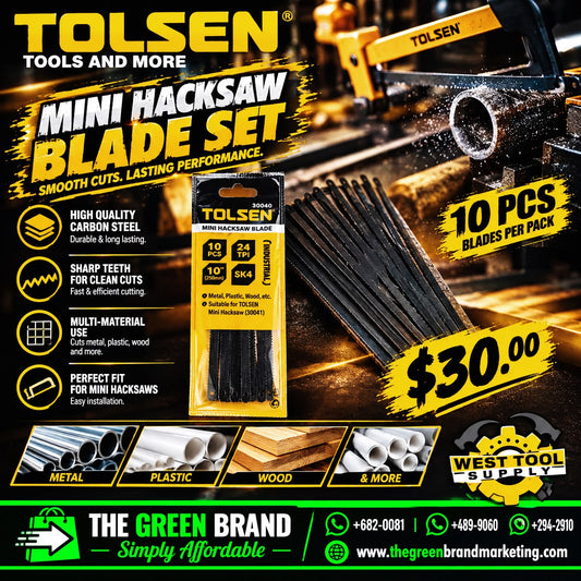 tolsen mini hacksaw set