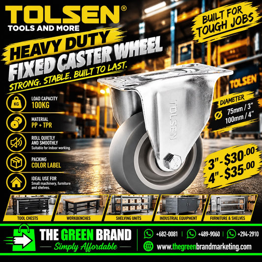 INCH HEAVY DUTY FIXED CASTER