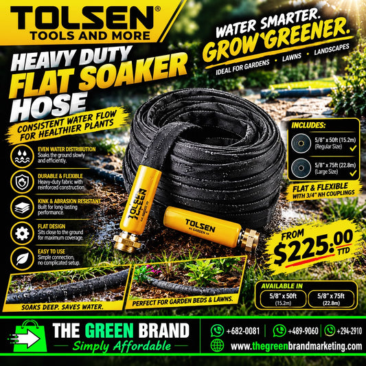 Tolsen Heavy Duty Fabric Hose (FLAT SEEPER SOAKER)