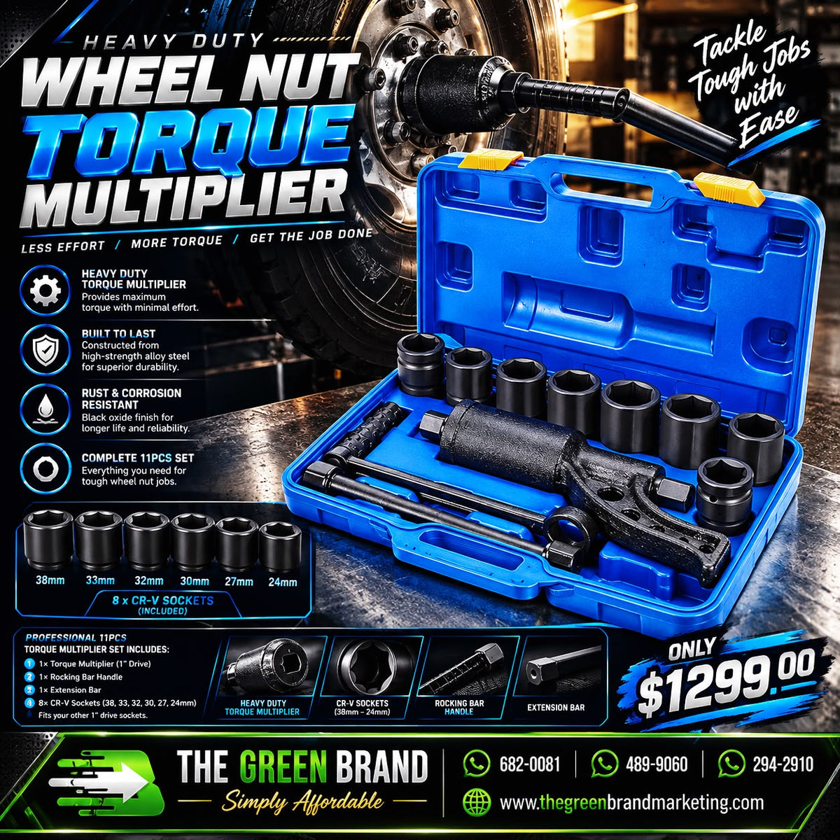 4021 Heavy Duty Wheel Nut Torque Multiplier