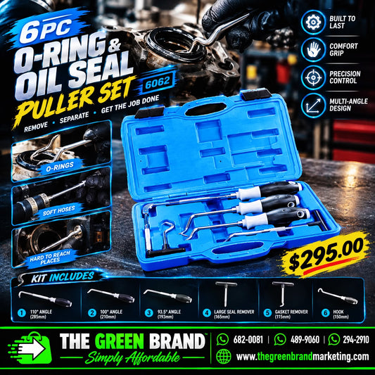 6062-6PC O-RING & OIL SEAL PULLER REMOVAL SET