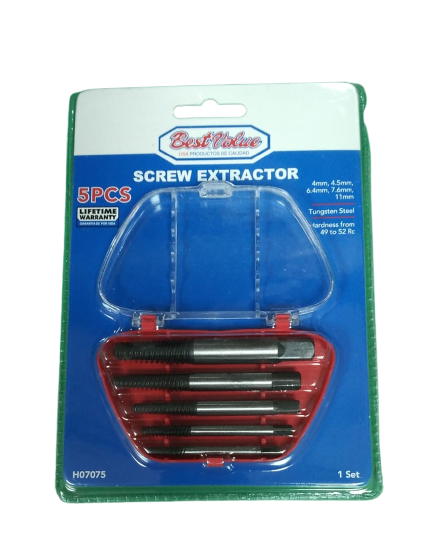 BEST VALUE 5pc Screw Extractor