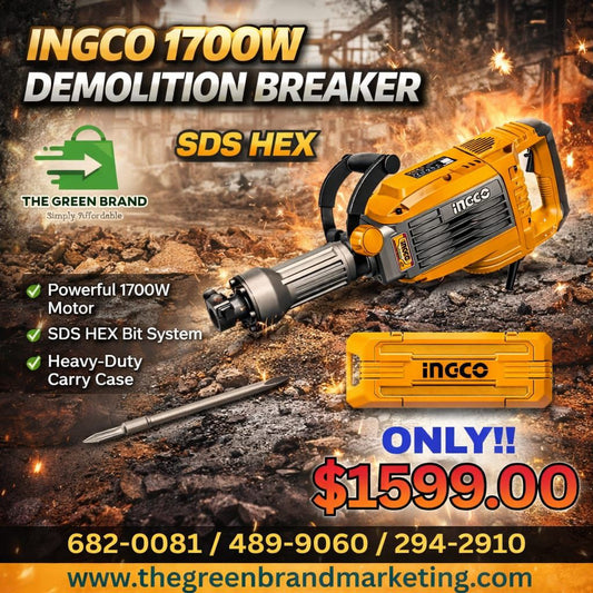 Ingco 1700W demolition breaker