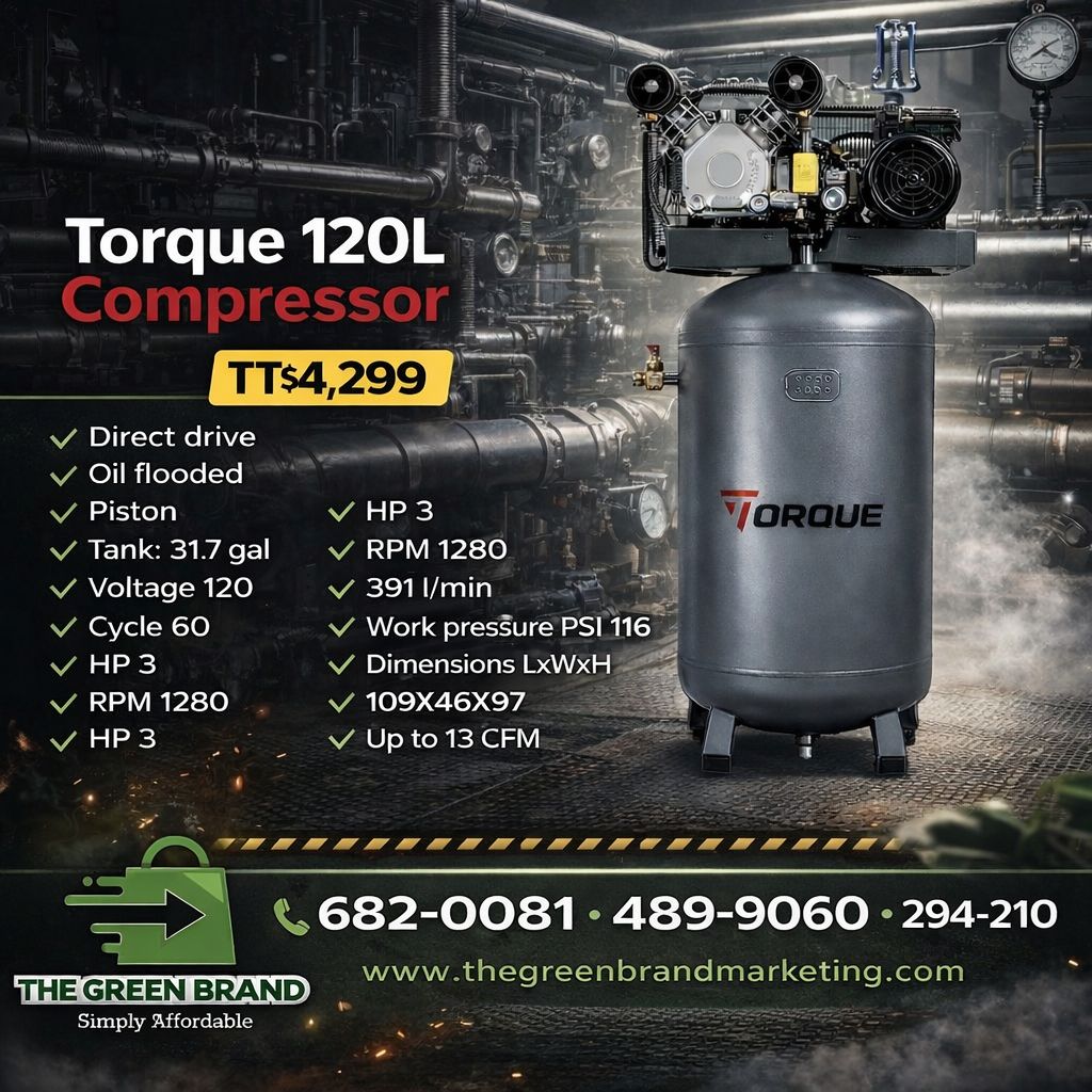 Torque Compressor Torque 120L Compressor – The Green Brand Marketing