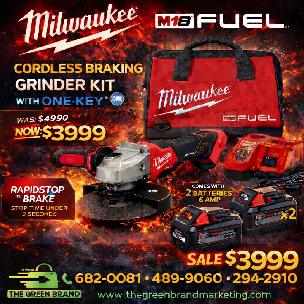 milwaukee cordless grinder